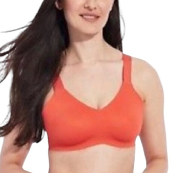 Knix Evolution Bra Wide Straps Size 3 Tangerine Padded - Picture 1 of 6